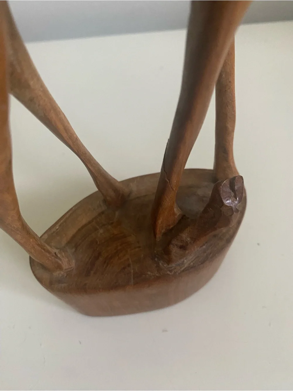 MCM Teak Wooden Antelope Gazelle 12” Tall